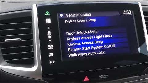 2016 Honda Pilot revealing the cause of remote start failure