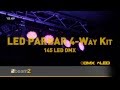 Beamz parbar 4way kit 145 rgb leds dmx 150489