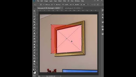 Easy way to Mockups pictures in a frame #photoshoptutorial #photoshoptips #learngraphicss