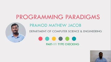 PROGRAMMING PARADIGMS | TYPE CHECKING | PART 11