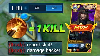 CLINT PASSIVE SKILL = 1 KILL!🔥 FULL DAMAGE CLINT THEY THINK I'M USING CHEAT!😱 (MUST WATCH)