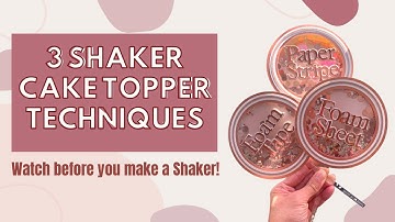 Zelf een 3D Shaker Cake Topper maken | Stap-voor-stap voor beginners | Cricut/Silhouette