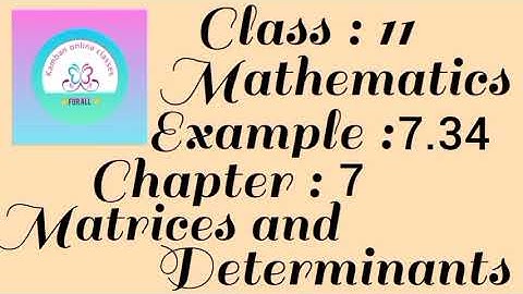 11th Std TN Mathematics Chapter : 7 Example - 7.34