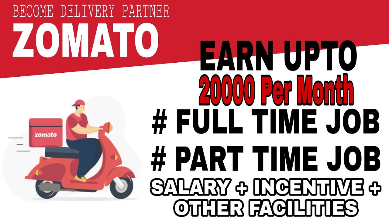 job for me zomato delivery boy