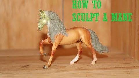 Sculpting a Model Horse Mane