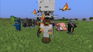 Minecraft, But A Random Mob Spawns Whenever We Take Damage