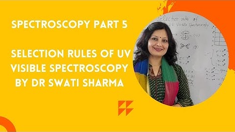 Selection Rules of UV Visible Spectroscopy/Allowed and forbidden Transitions #AKTU #BSc #MSc