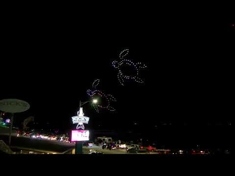 Galveston Island Drone Show, July 4th, 2022