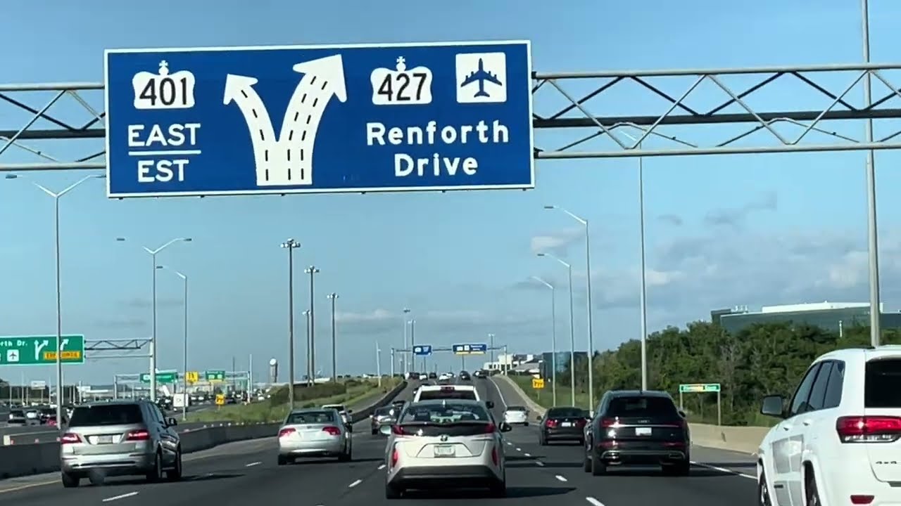 Driving around Canada | Brampton, Mississauga, Toronto Pearson International Airport