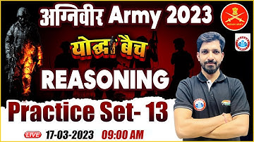 Agniveer Army 2023 | Reasoning Practice Set | Army Reasoning Practice Set | Reasoning by Sandeep Sir