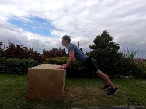 TheLakesCoach - Box Incline Press Ups