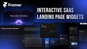 Modern & Interactive SaaS Landing Page in Framer II Step-by-Step Guide