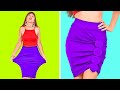 DICAS BRILHANteS DE ROUPAS PARA GAROTAS ESPERTAS || Ideias DIY Fáceis por 123 GO!