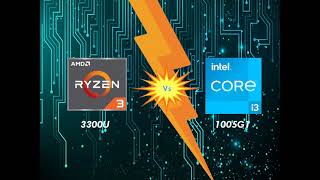 AMD Ryzen 3 3300U vs Intel i3 10th gen 1005G1 | Budget laptop Processor Comparison