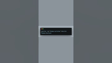 Build a Theme Switcher in Seconds! #WebDevelopment