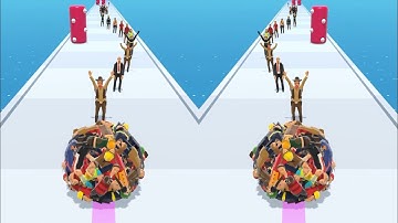 Humans Roll - All Levels Gameplay iOS, Android #1