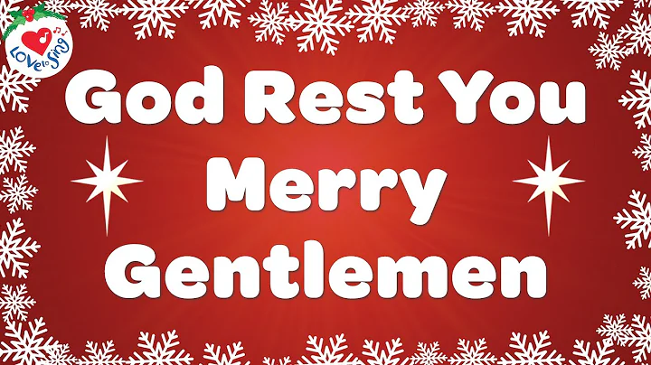 God Rest You Merry Gentlemen with Lyrics 🎄 Love to Sing Christmas Songs and Carols