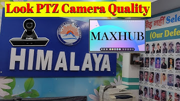 Original PTZ Camera Quality | maxhub interactive flat panel new model | it solution Ritesh saini