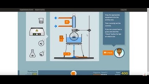 Online Aspirin Synthesis Lab