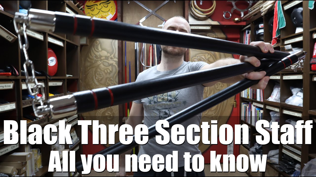 Three sectional staff - joints - Kungfu - Supply Europe