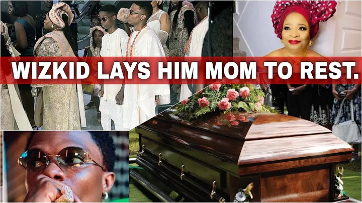 WIZKID IN TEARS @ HIS MOM'S FUNERAL. LATE MRS JANE BALOGUN LAID TO REST IN LAGOS. #wizkid #wizkidmom