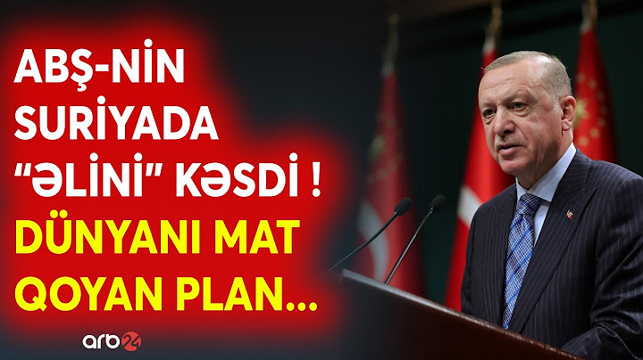 SON DƏQİQƏ! Ərdoğan ABŞ-nin "Suriya" planını alt-üst etdi -Suriyada GƏRGİNLİK PİK HƏDDƏ -Müharibə...