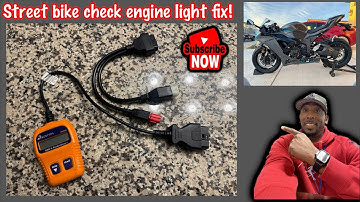 2025 Kawasaki Ninja ZX6R servo check engine light fix…code clearing adapter! 