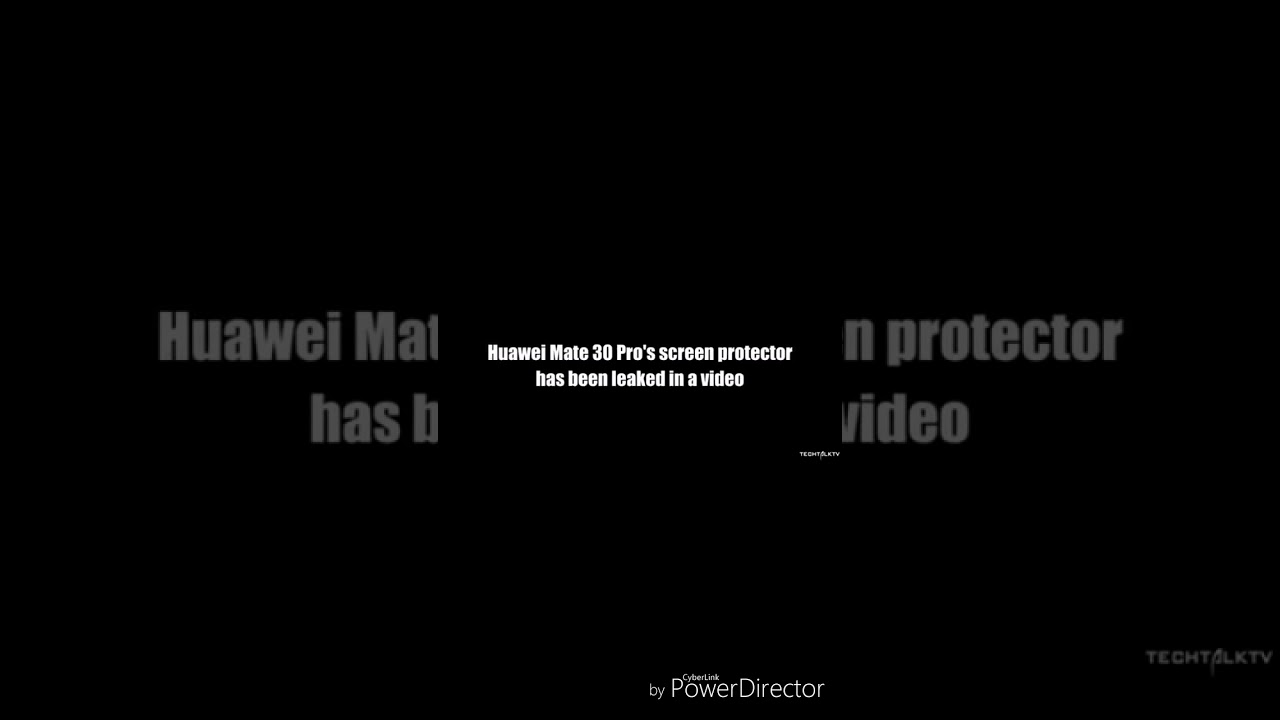 Huawei Mate 30 Pro Leaks