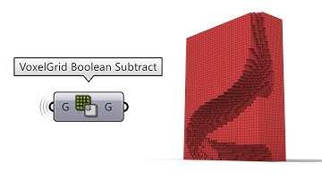 Grasshopper (Voxelized Boolean Difference)