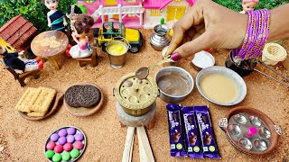 Miniature Dairy Milk Chocolate Lava Idli Cake | Oreo Choco Idli Recipe | Choco lava Cake Recipe