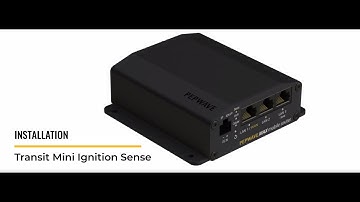 Installation Guide | MAX Transit Mini Ignition Sense