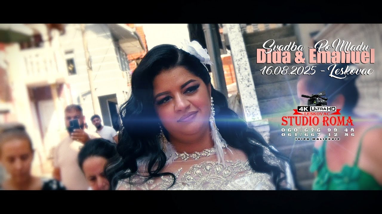 SVADBA po mladu //DIDA & EMANUEL// 16.08.2025 - STUDIO ROMA 4K LESKOVAC
