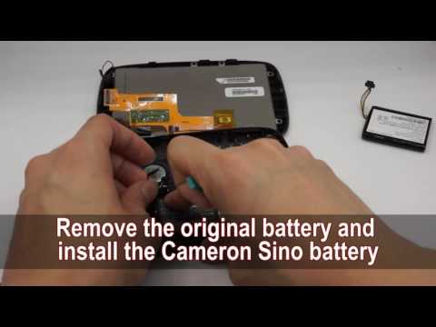 How to replace Cameron Sino battery for TOMTOM Go 510