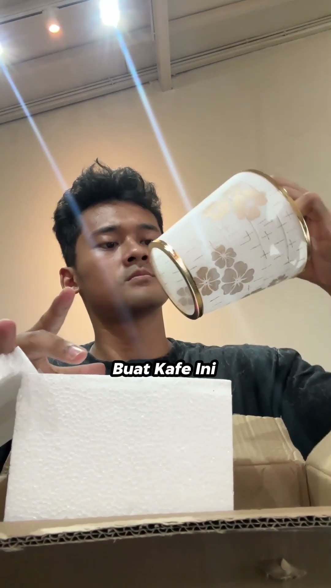 Total Belanjaan Untuk Bangun Cafe