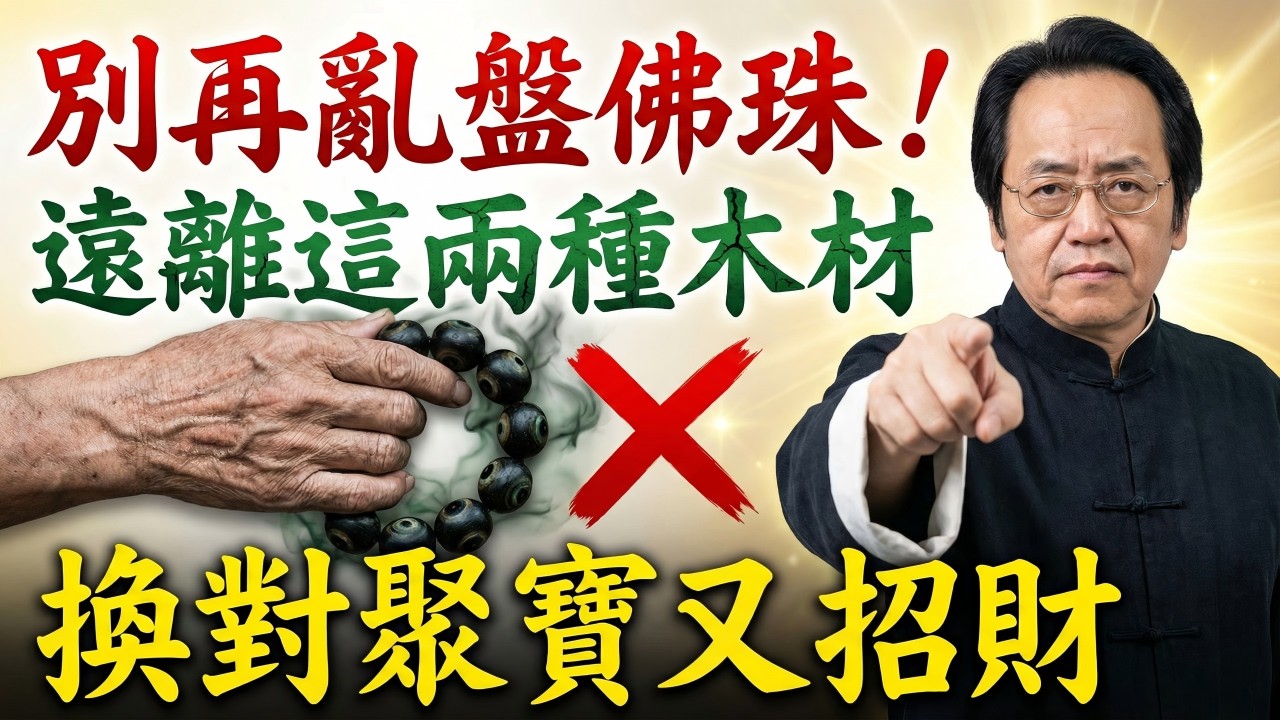 倪海廈：你盤的不是佛珠，是催命符！這2種「招陰木」戴手上，注定家財散盡、窮病纏身！#倪海廈 #倪海厦 #斷捨離 #易经 #風水 #易經智慧 #佛珠 #漏財