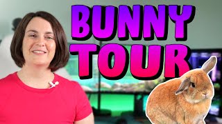 2022 BUNNY BARN TOUR 🐇 Meet my HOLLAND LOP Rabbits! 🐰 WHY I've Been Missing!