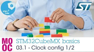 STM32CubeMX basics: 03.1 STM32CubeMX clock configuration tab - Basics