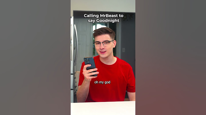 Prank Calling MrBeast to say Goodnight
