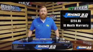 SuperATV Axle Product Line - Heavy-Duty Rhino 2.0