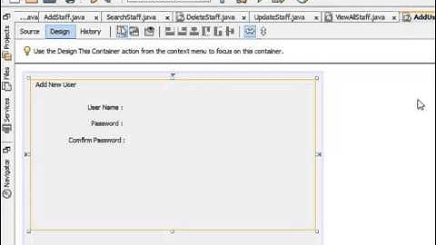 how to develop java GUI application staff management system part 20