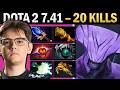 Faceless Void with 20 Kills and Aghanims - Dota 7.41