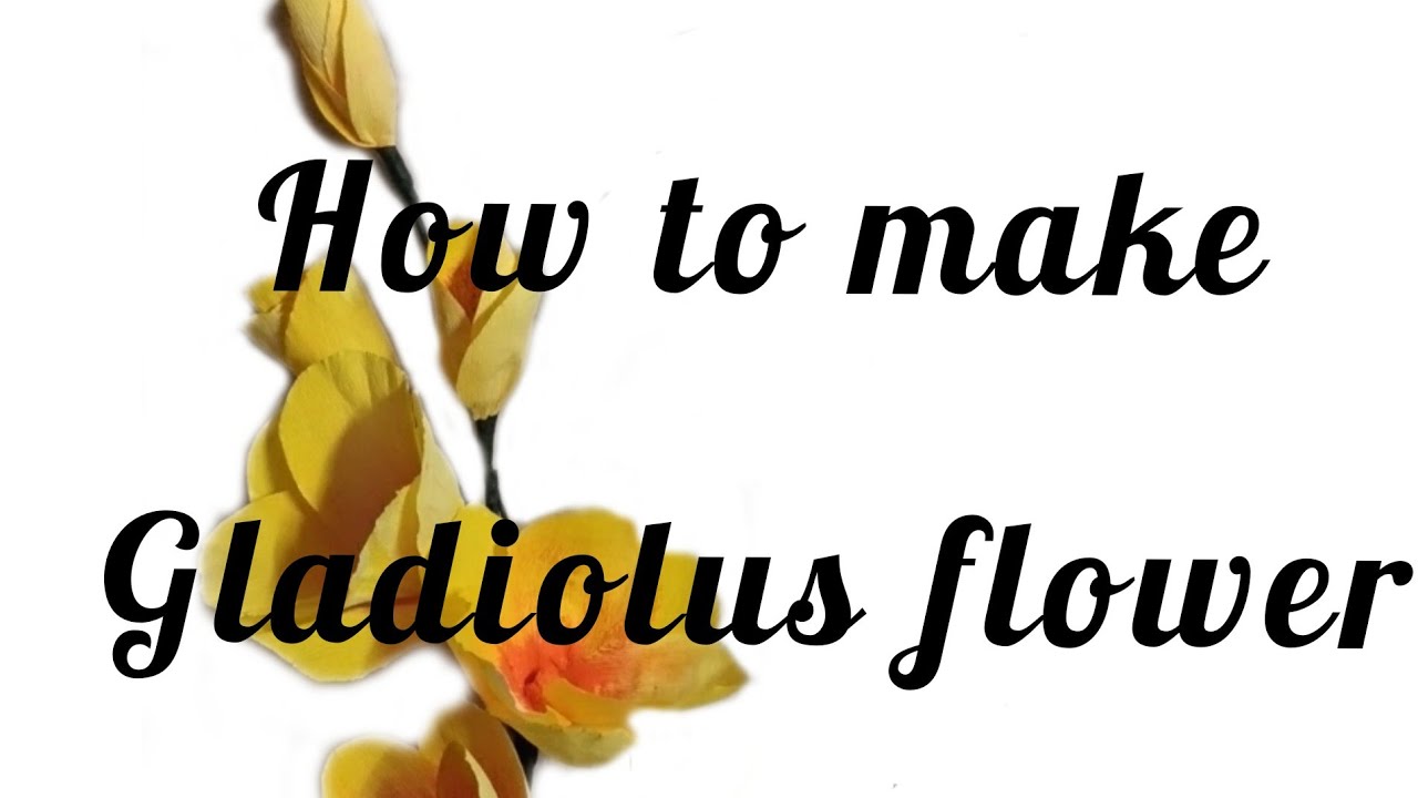 Flower making with crepe paper malayalam......🔥🌼 YouTube