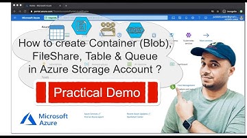8. Microsoft Azure for Beginners | Azure Storage Account#3 | Blob | File | Table | Queue | SAStoken