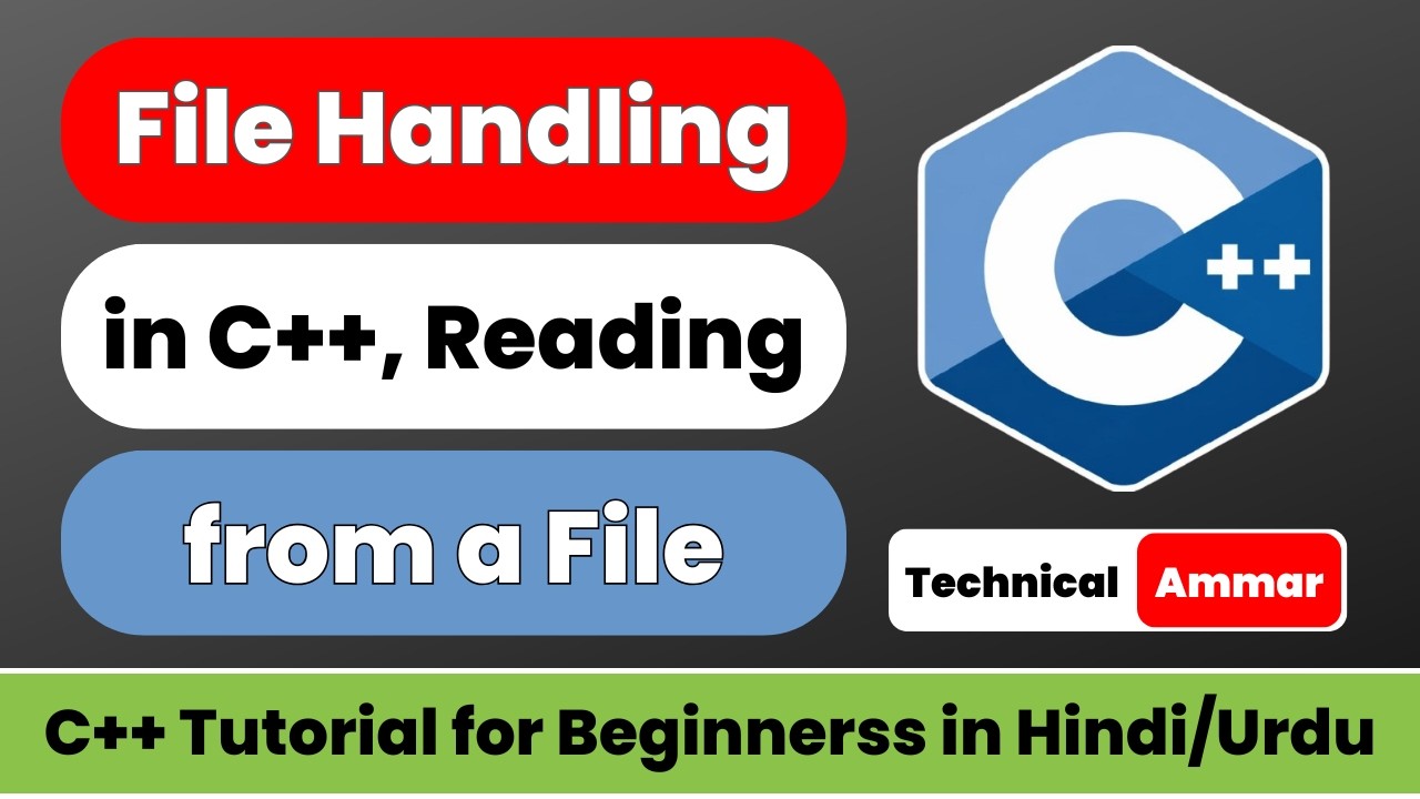 Reading from File in C++ | Input from File using ifstream | C++ ...