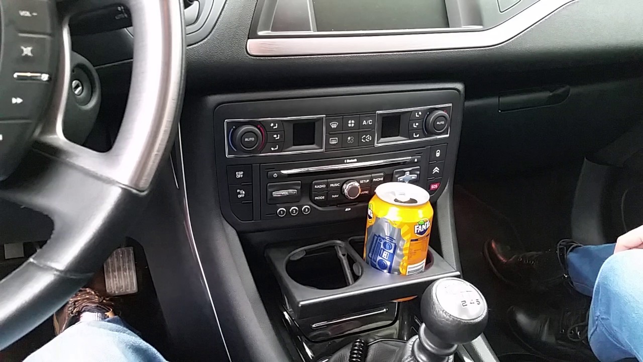 Citroen C5 X7 uchwyt na napoje, kubek / Cup Holder YouTube