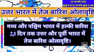 Weather Forecast India/ राजस्थान पर चक्रवाती सिस्टम उत्तर और पूर्व में तेज बारिश ओलावृष्टि।