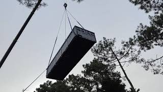 Installation Dune Piscine Conteneur Avec À 35 Mètres De La Route Par Boem Box