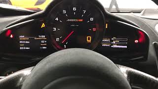 McLaren MSO HS cold start and shift lights 688 675LT