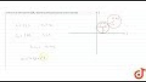 A circle of radius `2` lies in the first quadrant and touches both the axes. Find the equation o...