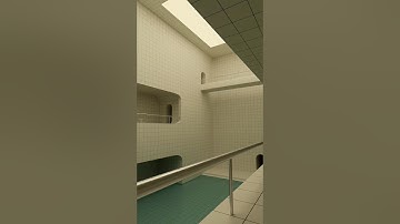Making an Eerie Poolroom in Blender #liminalspace #backrooms #dreamcore